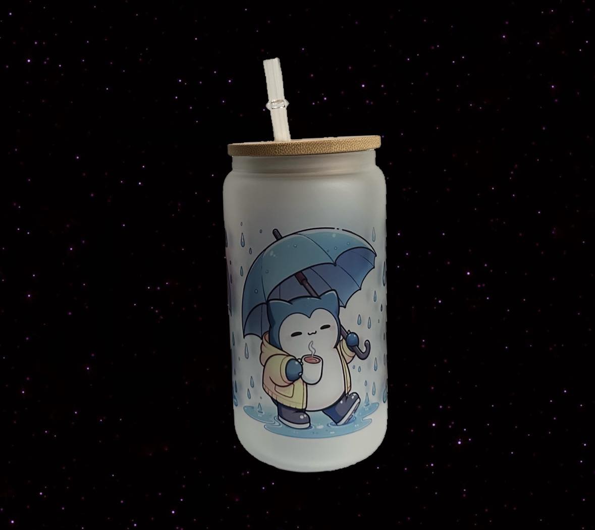 Snorlax (3 different rainy day designs) Cup