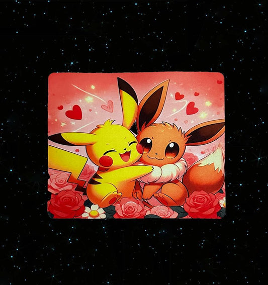 Eevee & Pikachu Mouse Pad